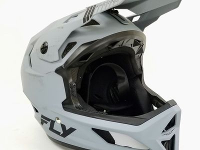 Fly Racing Rayce Bicycle Helmet Matte Grey Medium (73-3614M-L-R3-S4)