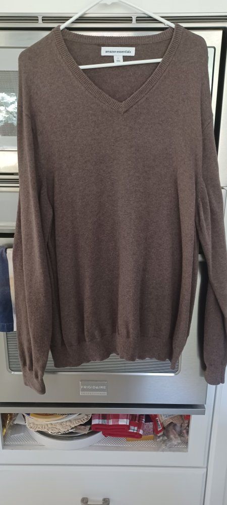 Fall sweater/Free polo shirt.