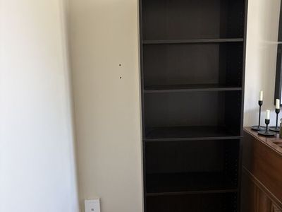 Tall Black Bookshelf