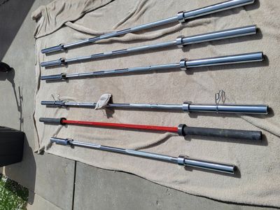 7ft Olympic 45lb Weight Bars RitFit