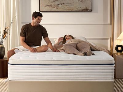 QUILTZEN Full 12” Firm Hybrid Mattress - Brand New Sealed in Box