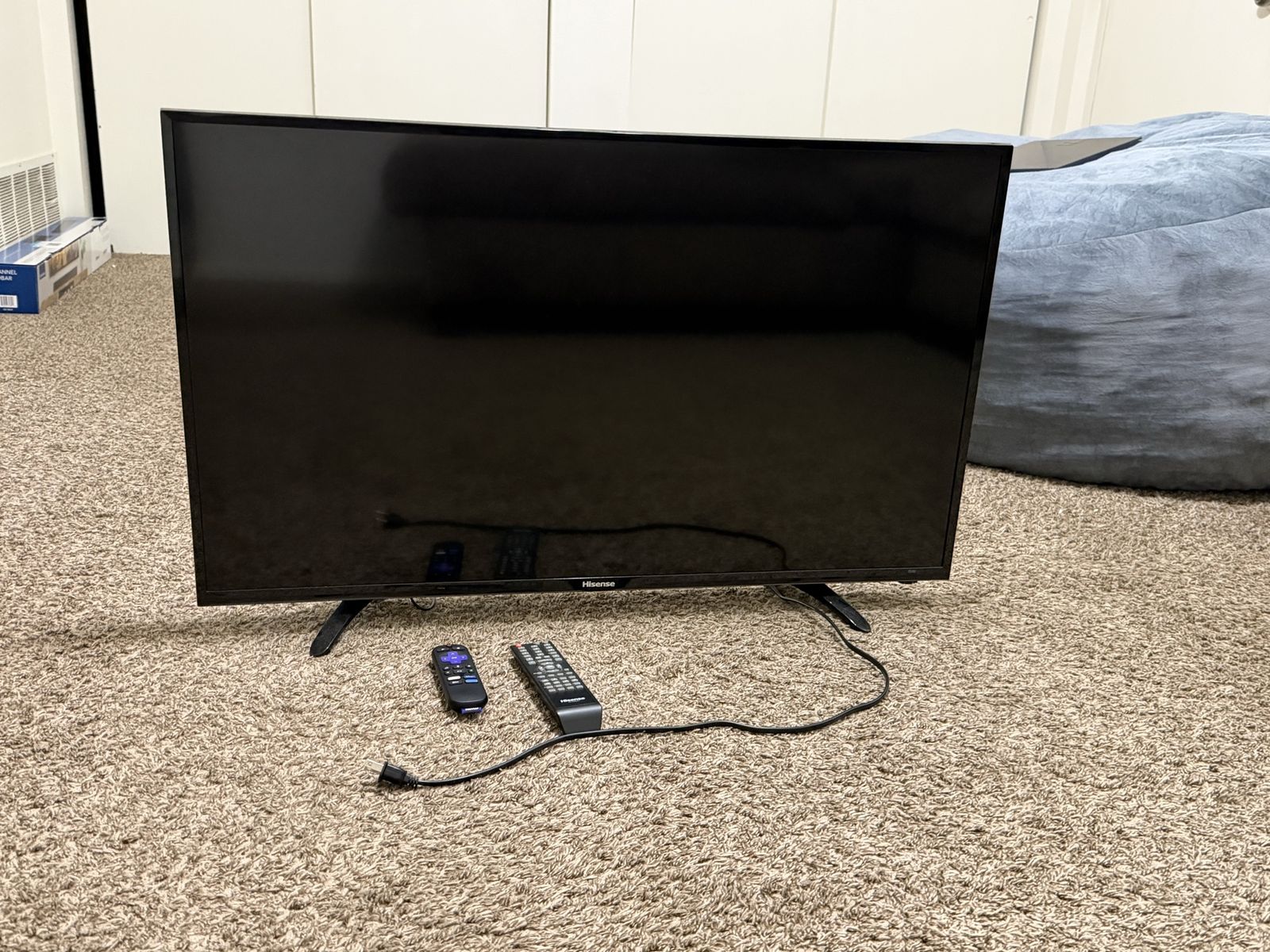 Hisense 40-Inch 1080p LED TV with Roku Streaming Stick and Remotes