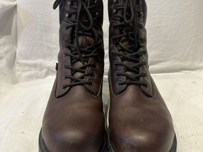 Schmidts Men’s 10 W Leather Safety Boots Hard Toe