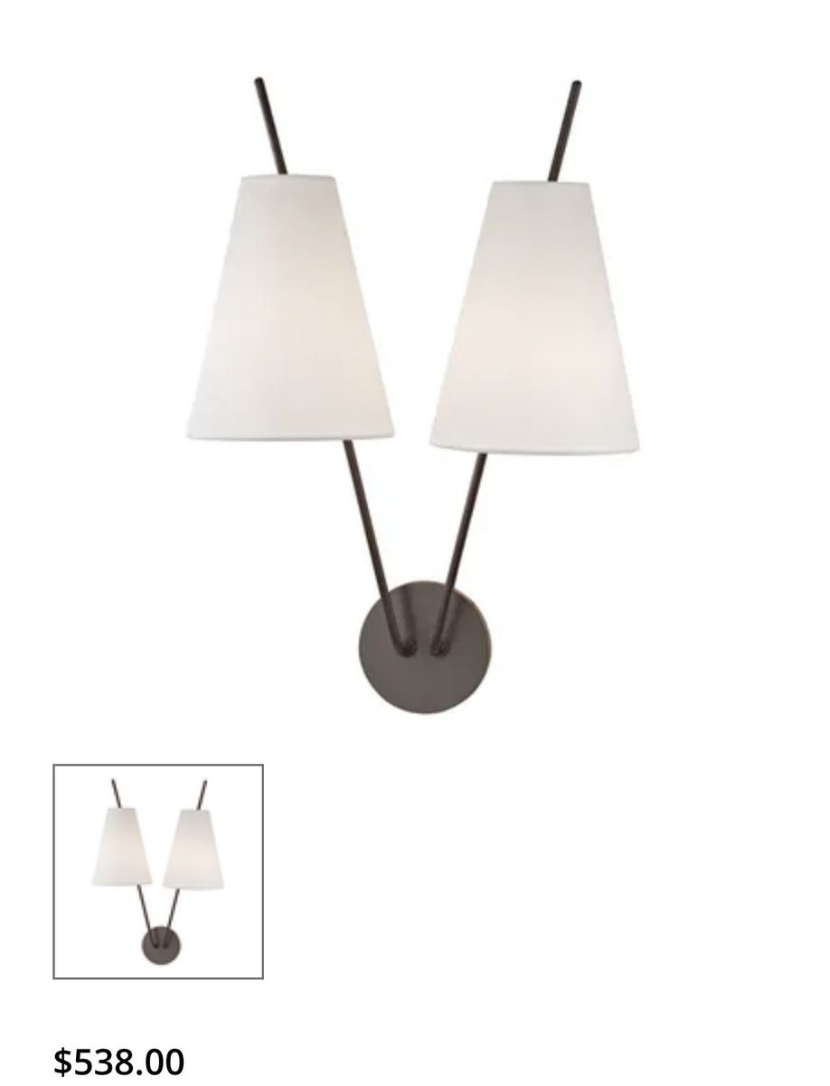 Hudson Valley Lighting Two-Light Wall Sconce $230 each OBO