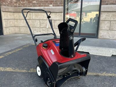 Used 2 stroke Toro single stage snowblower