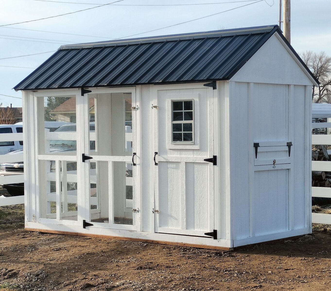 Sale !!New Chicken coops 6 x 12 x 8 walk in chicken coop with run.