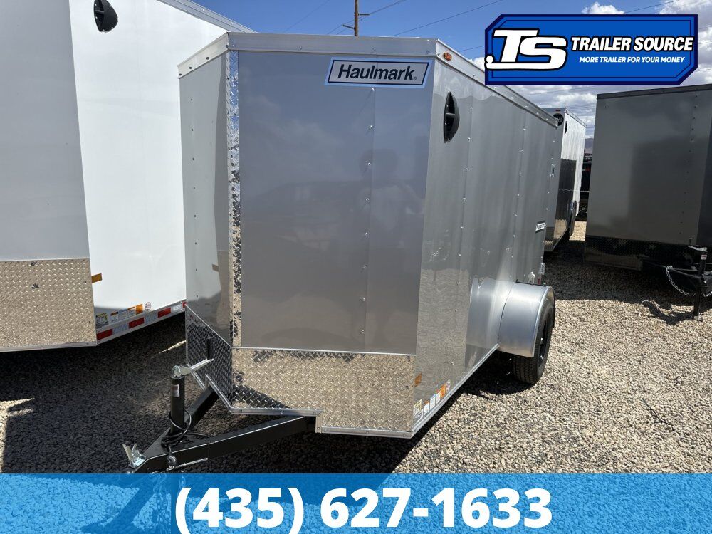 5x10 Haulmark Passport DELUXE Enclosed Cargo Trailer - 6'0" Interior - 3.5K GVWR Barn Doors