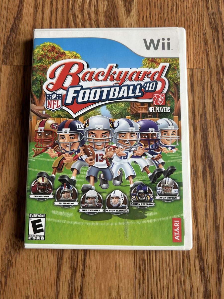 Nintendo Wii backyard football 10 NFL