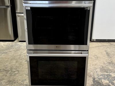 LG STUDIO ELECTRIC DOUBLE WALL OVEN STAINLESS STEEL