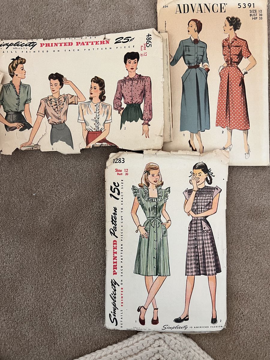 Amazing vintage Sewing Patterns