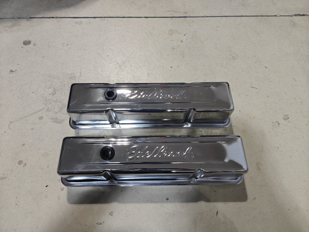 Edelbrock Chrome Tall Valve Covers