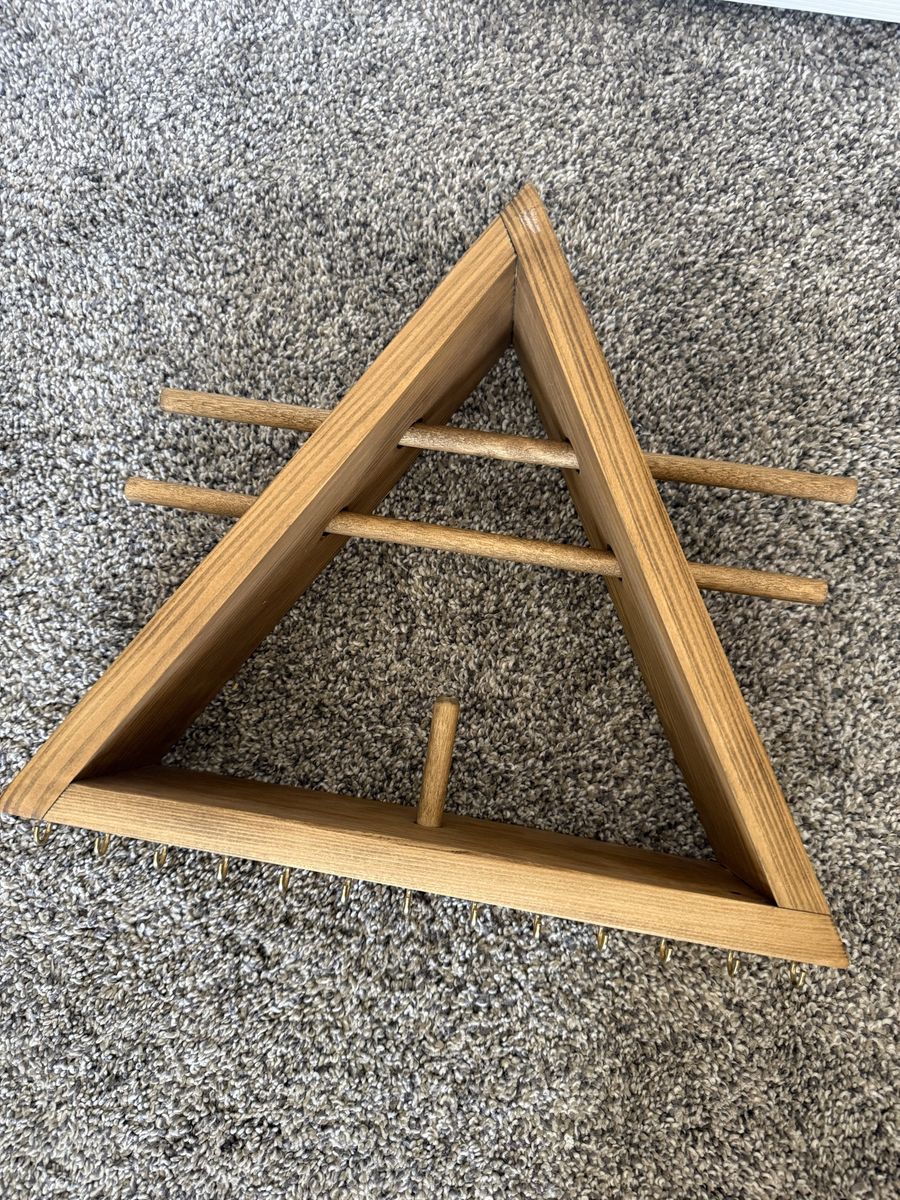 Wooden Jewelry Wall Organizer