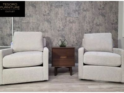NEW HENREDON MARLEY SWIVEL CHAIR SET WE OFFER DELIVERY
