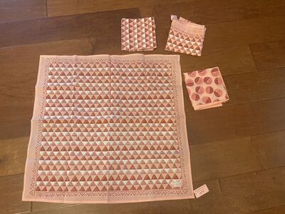 New Hemlock Bandana Peach/Red - 4 Available