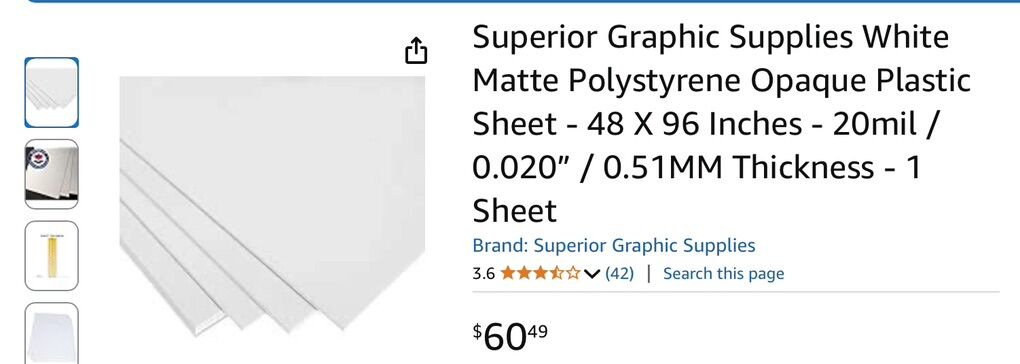 Superior Graphic White Matte Sheet