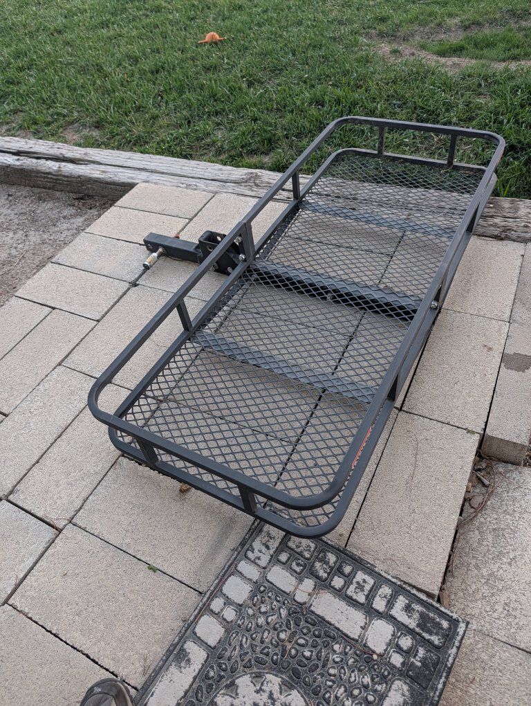 foldable hitch cargo rack