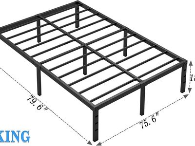 New JETO Metal Bed Frame (New in the box)