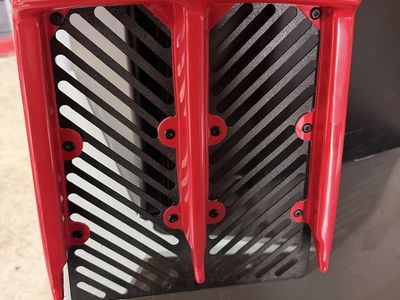 Maier radiator cover grill for banshee