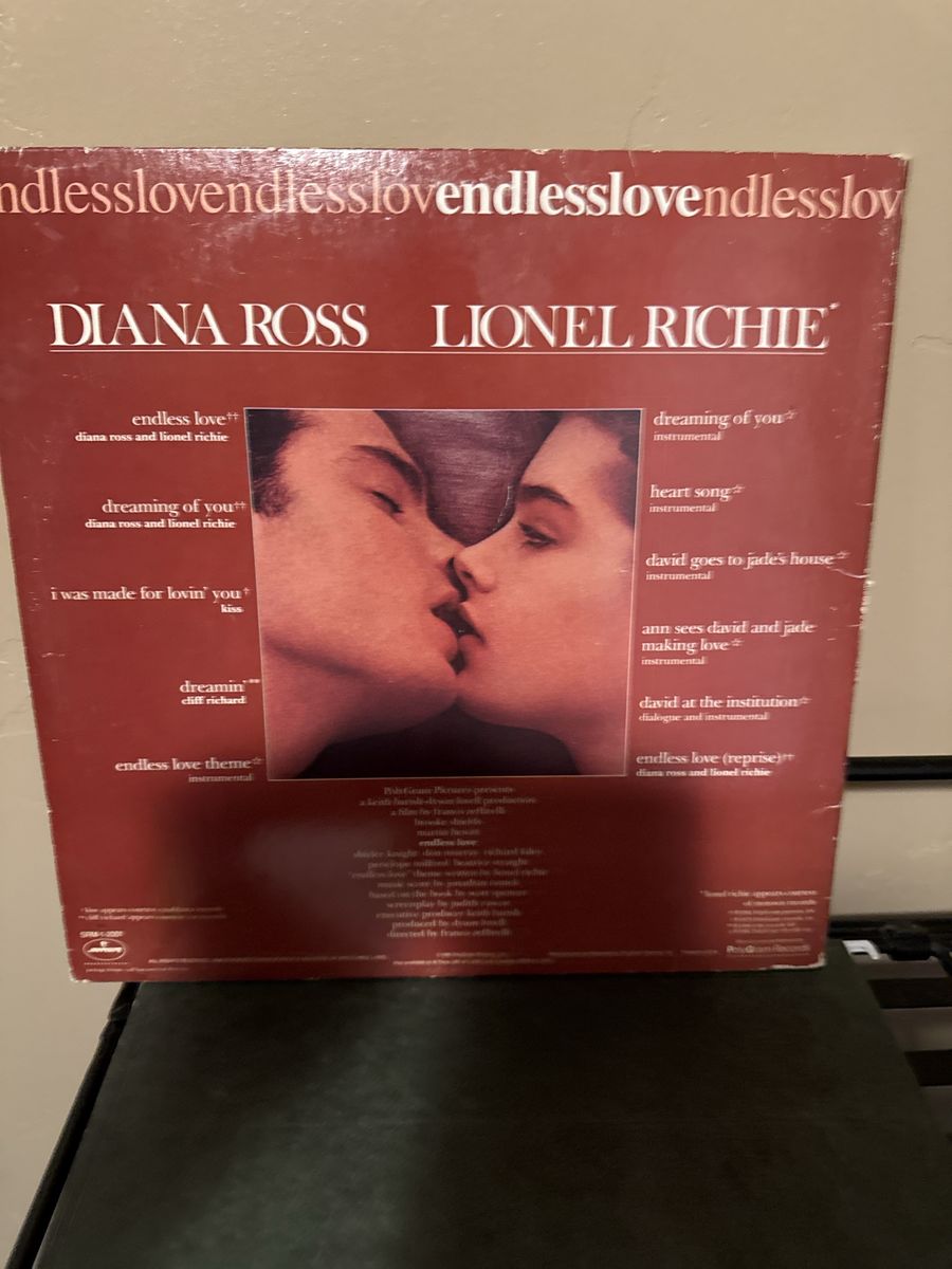 Diana Ross & Lionel Richie Endless Love Soundtrack Vinyl LP
