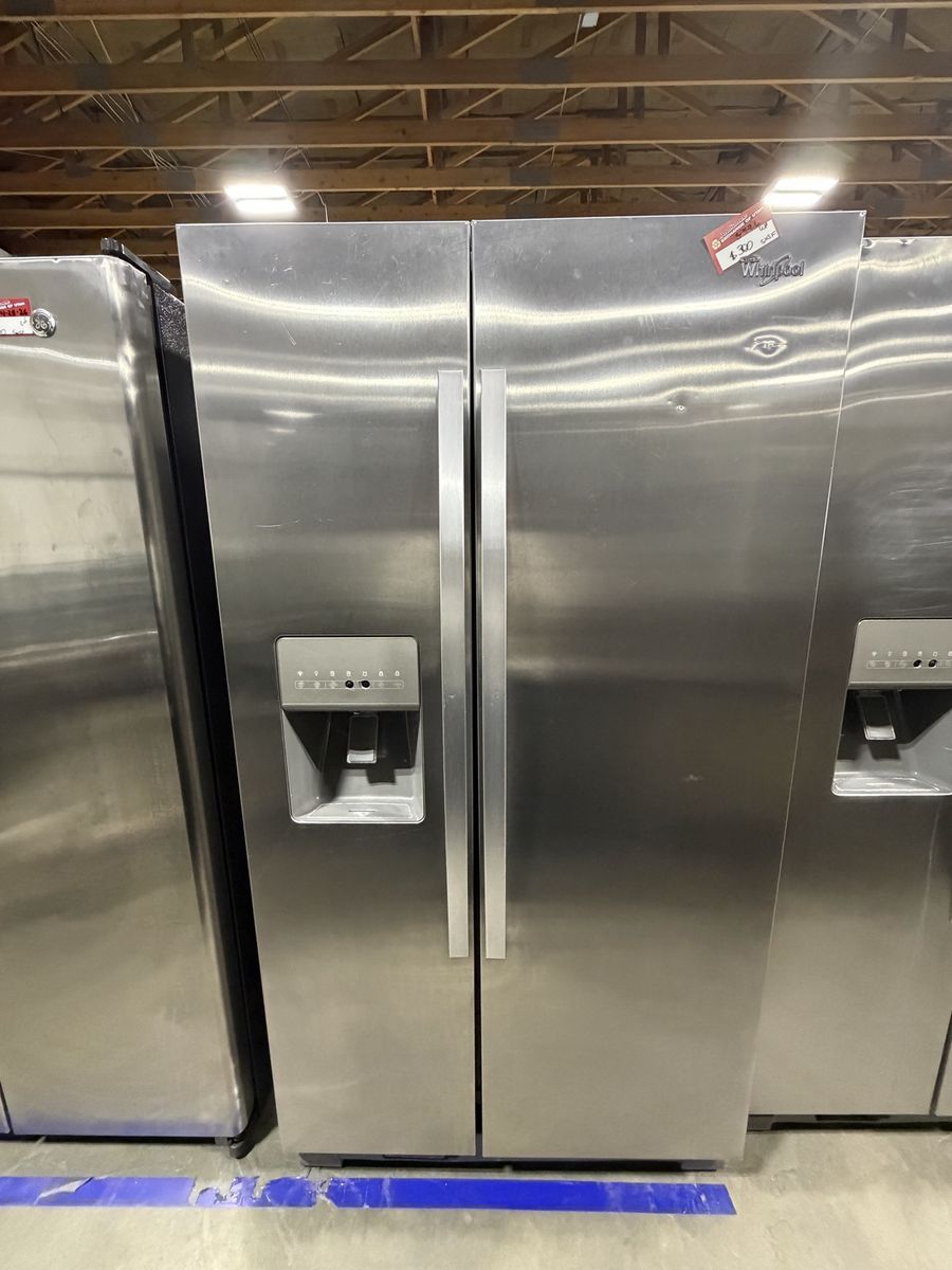 HURRY! NICE WHIRLPOOL SIDE BY SIDE FRIDGE