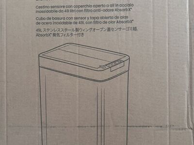 Touchless 13 Gallon Stainless Steel Trash Can