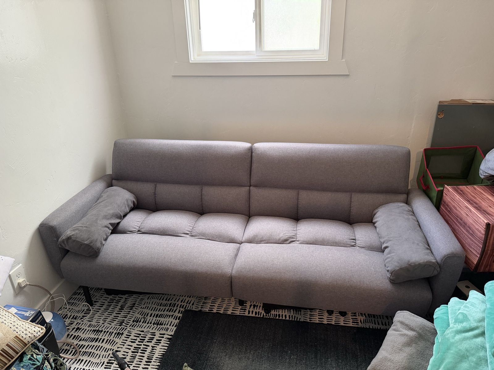 Like new Gray Futon. 