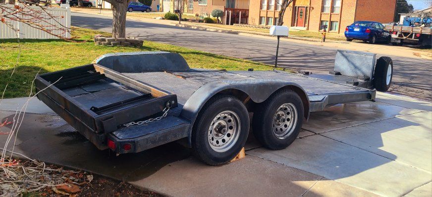 Ocean flat bed trailer