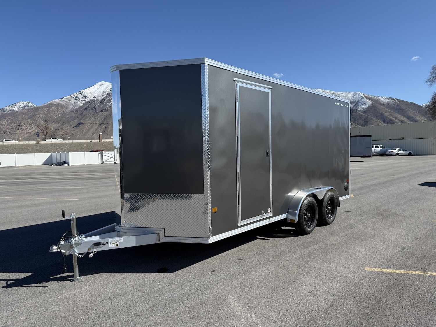 2025 Alcom Stealth 7.4x16 TRUE 7' INTERIOR WIDTH