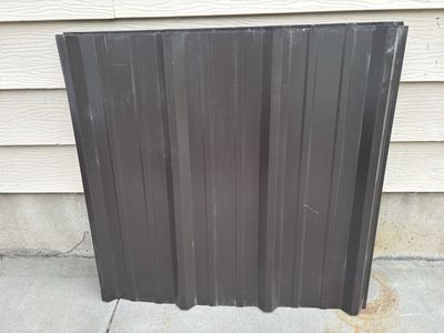Metal Roofing Panel Burnished Slate 26 Gauge PBR