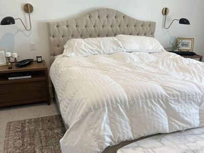 King Tufted Bed Frame