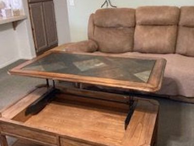 Beautiful stone top coffee table