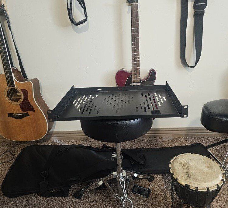 1U Rack Shelf Vented