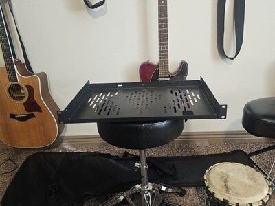 1U Rack Shelf Vented