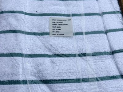Brand new REVIVAL NEW YORK Swim Collection Pool Towel