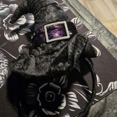 witches hat and head band