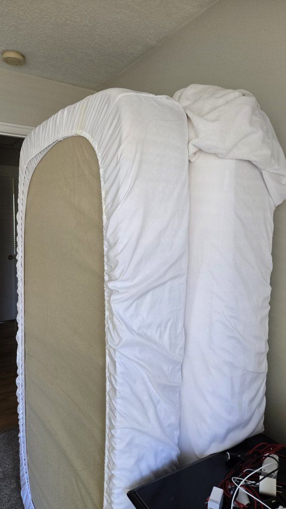 3 Twin Size Mattress and 1 Box Spring - Used Great Condition