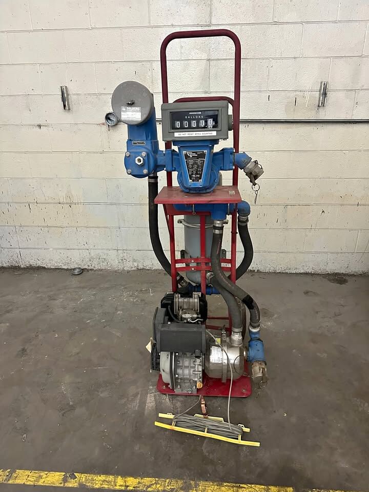 Commercial Fuel Transfer Pump w/ TCS Meter – 15 GPM – Gas/Diesel