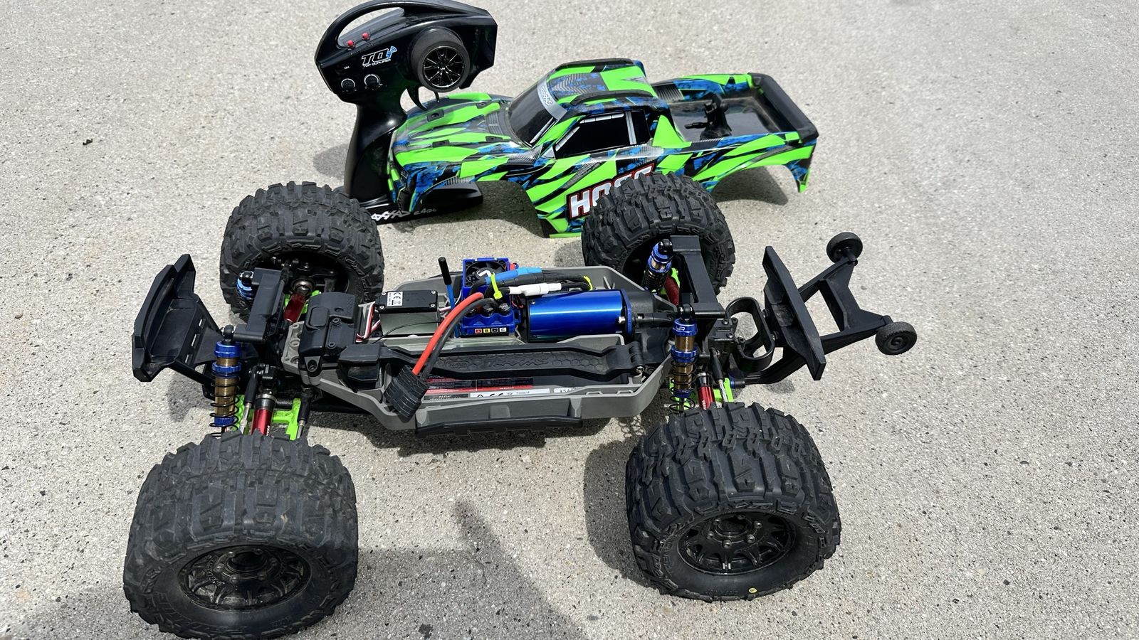 Upgraded Traxxas Hoss VXL 1/10 4X4 Truck