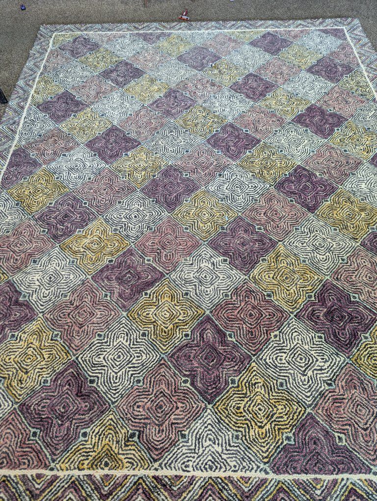 Large In Great Condition colorful Loloi Wool Rug