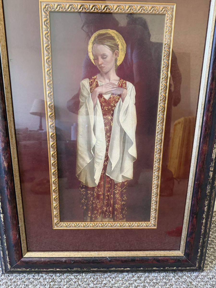 James Christensen "Saints with Sleeves" Limited Edition Print 166/550 Framed Art