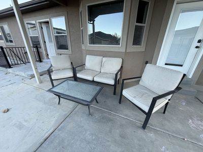 Metal patio furniture