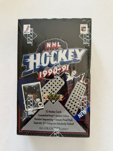 1990-91 Upper Deck Hockey cards. Low set.