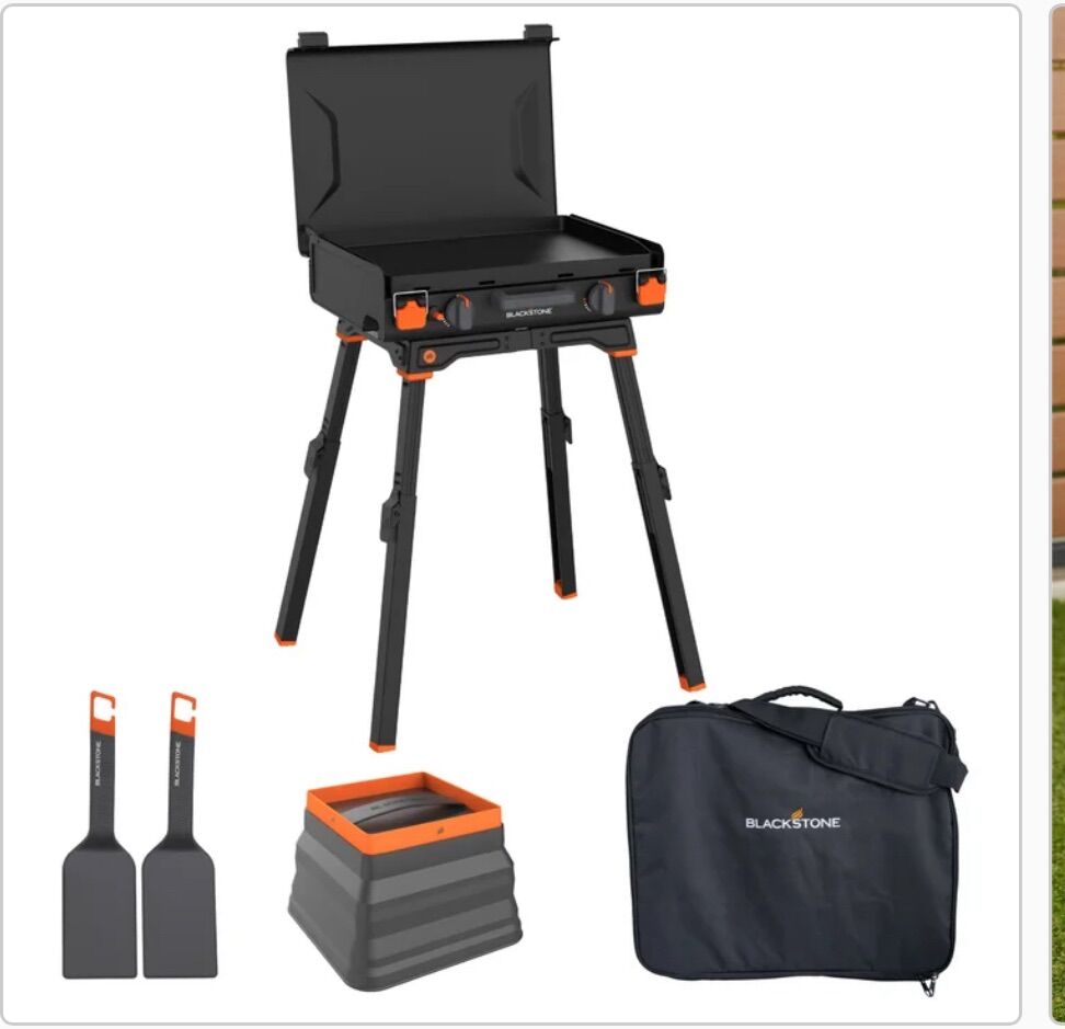 Blackstone 20in Camping Griddle Kit with Stand
