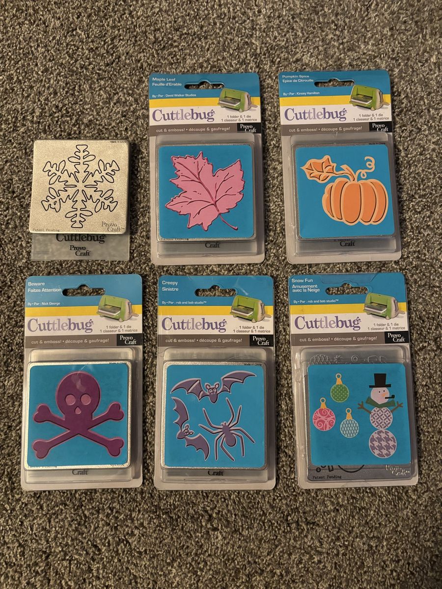 Cuttlebug cut and emboss