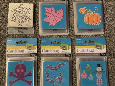 Cuttlebug cut and emboss