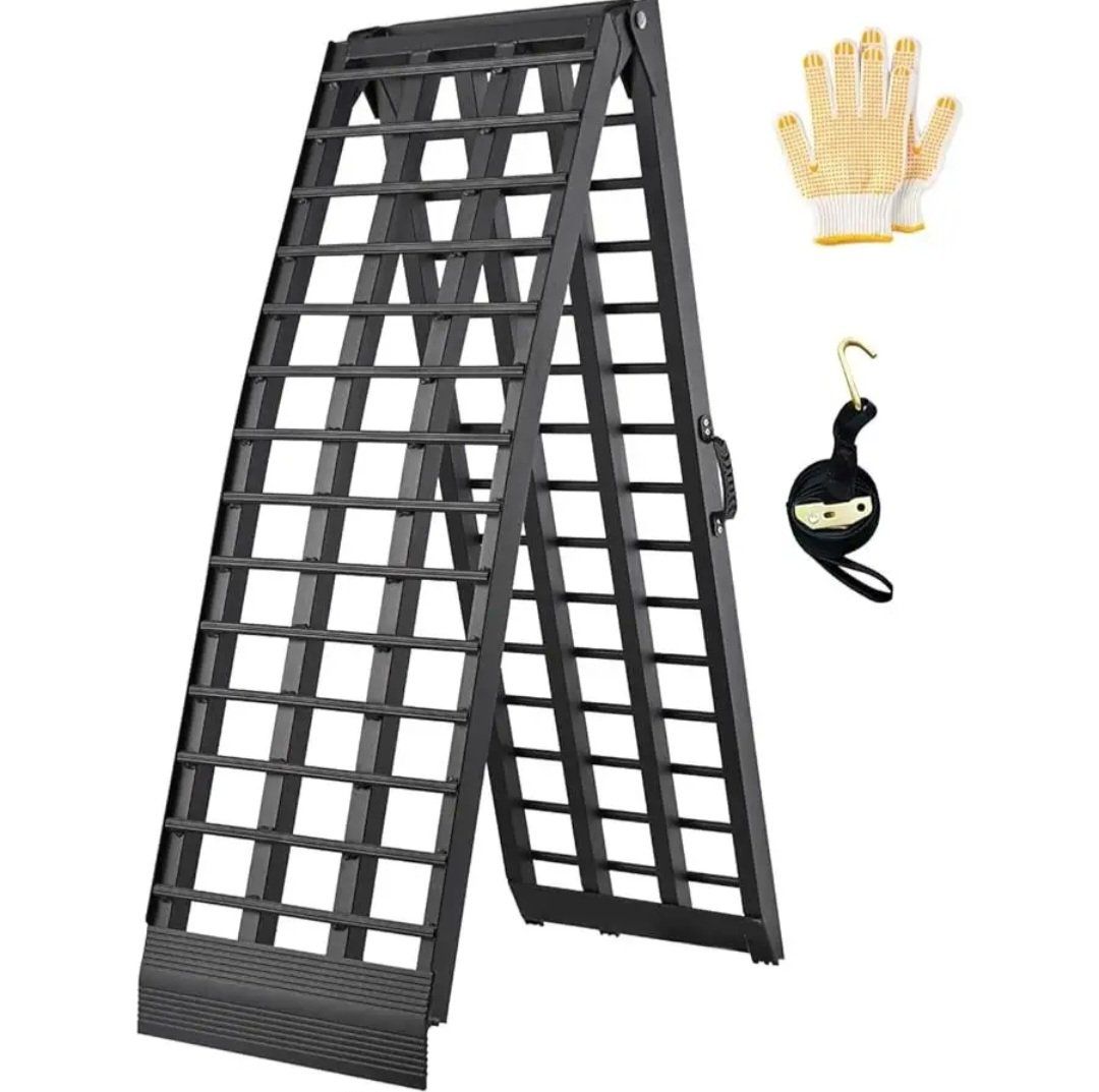 10FT Motorcycle Ramp for Pickup Trucks, 1500lbs Ca