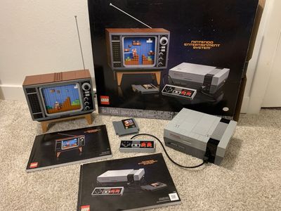 LEGO Nintendo Entertainment System Set 71374 Complete with Box & Manuals