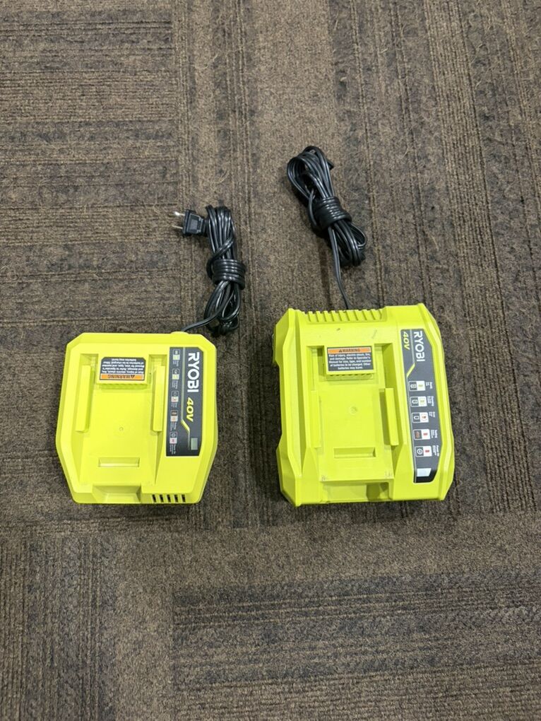 Ryobi 40v Chagers firm On Price