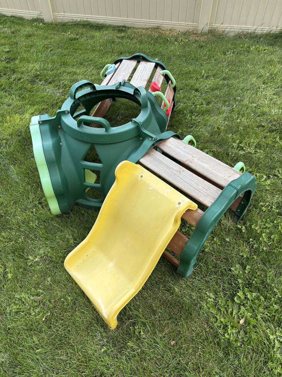 Hideout Hollow Toddler Climber with Slide and Peek-a-Book Flap