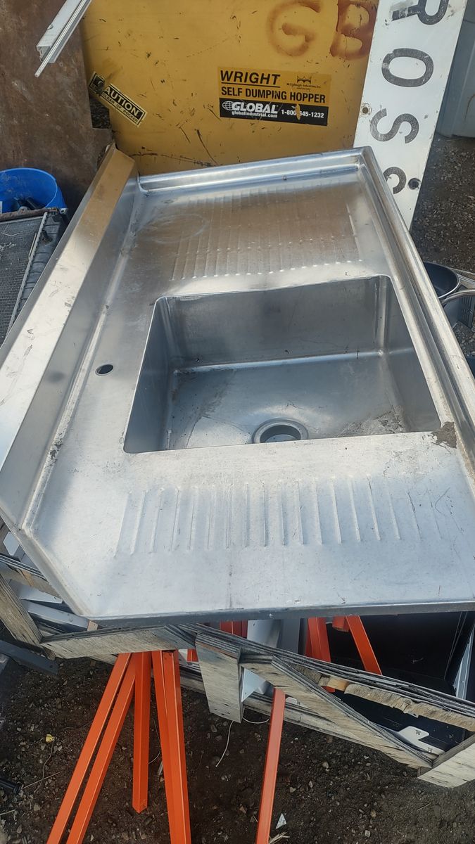 Large Stainless Sink - Great For Shop or Garage